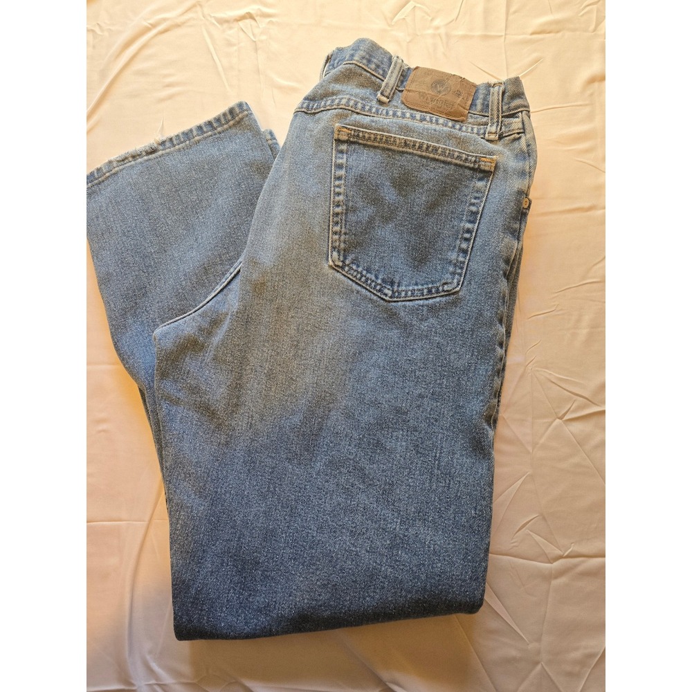 Wrangler 9760WDR Jeans Mens 38x34‎ Blue Denim Relaxed Fit 100% Cotton DEFECTS